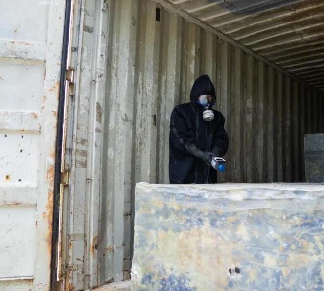 25.56噸放射性超標花崗巖荒料退運出境